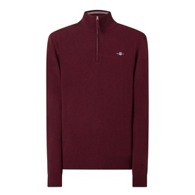 Shield Logo Half-Zip Sweater