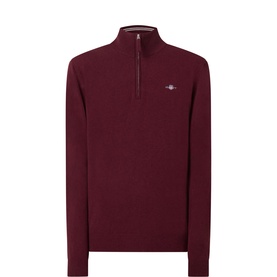 Shield Logo Half-Zip Sweater