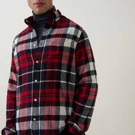Shield Logo Check Flannel Shirt