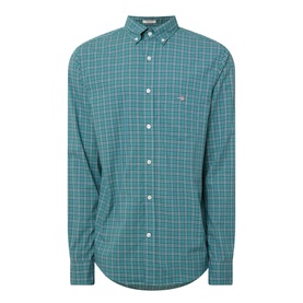 Shield Logo Check Poplin Shirt