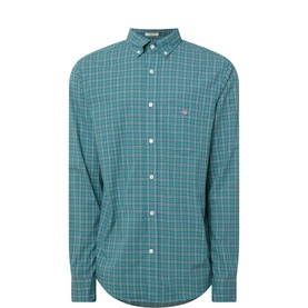 Shield Logo Check Poplin Shirt