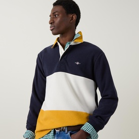 Shield Logo Colour-Block Sweatshirt