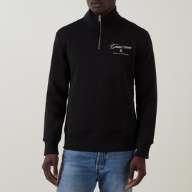 Graphic Logo Half Zip Sweatshirt
