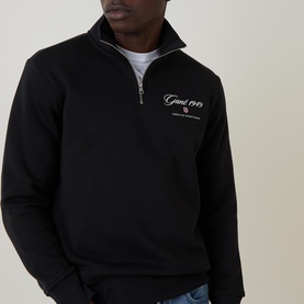 Graphic Logo Half Zip Sweatshirt