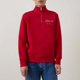 Logo Half-Zip Sweatshirt