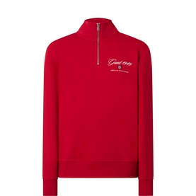 Logo Half-Zip Sweatshirt