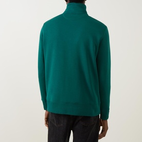 Shield Logo Half Zip Sweatshirt