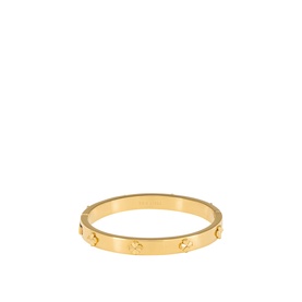 Spade Flower Hinged Bangle