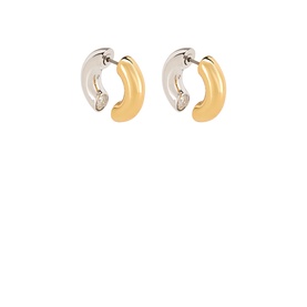 Interlock Huggie Hoop Earrings