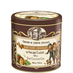 Panettone Chocolate Chip 100g Metal Tin