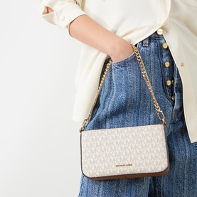 Bryant Small Signature Logo Convertible Pouchette Bag