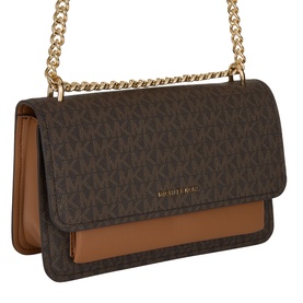 Claire Large Signature Logo Shoulder Bag