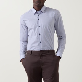 Geometric Dot Single-Cuff Shirt