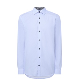 Micro Pattern Single-Cuff Shirt