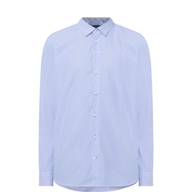 Thin Stripe Single-Cuff Shirt