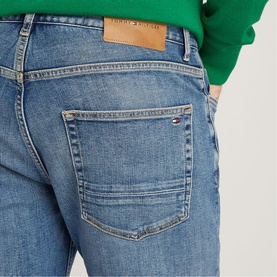Denton Faded Straight Leg Jeans