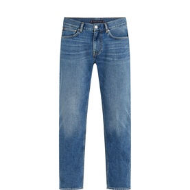 Denton Faded Straight Leg Jeans