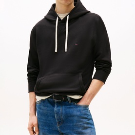Flag Logo Drawstring Hoodie