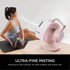 FlexBreeze HydroGo Misting Fan Ballet Pink