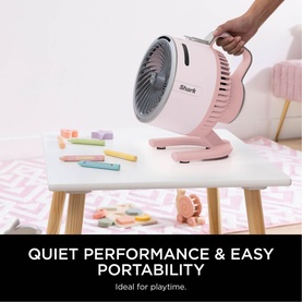FlexBreeze HydroGo Misting Fan Ballet Pink