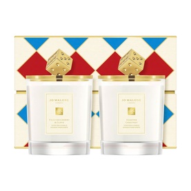 Decorated Candle Duo