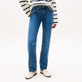 Mid Rise Classic Straight Jeans