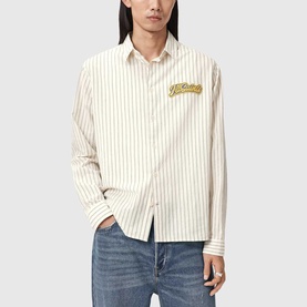 Samuel Stripe Logo Shirt