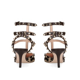 Rockstud Leopard Heels