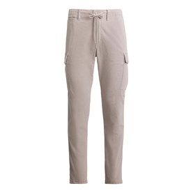 Corduroy Pony Logo Slim Fit Cargo Pants