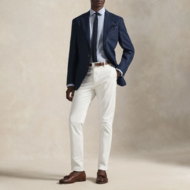 Jarrett Slim Fit Sateen Trousers