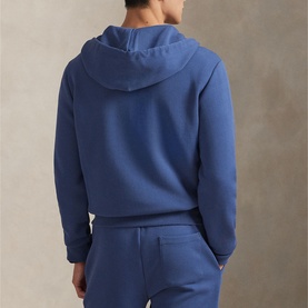 Polo Player Logo Double-Knit Zip Hoodie