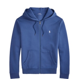 Polo Player Logo Double-Knit Zip Hoodie