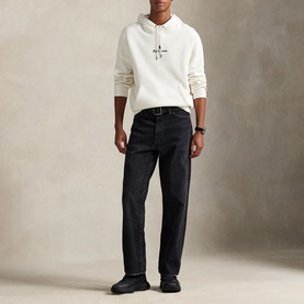 Polo Player Logo Double-Knit Hoodie