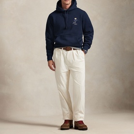Polo Bear Logo Fleece Hoodie