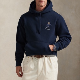 Polo Bear Logo Fleece Hoodie