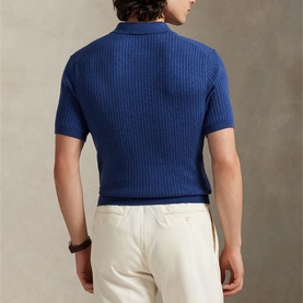 Polo Player Logo Rib-Knit Sweater
