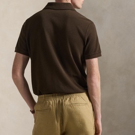 Pony Logo Standard Textured Polo Shirt