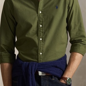 Polo Pony Garment-Dyed Oxford Shirt