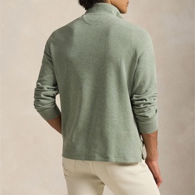 Polo Pony Estate-Rib Quarter-Zip Sweatshirt