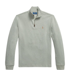 Polo Pony Estate-Rib Quarter-Zip Sweatshirt