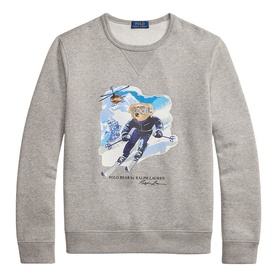 Ski Bear Logo Fleece Sweatshirt
