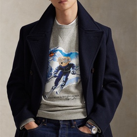 Ski Bear Logo Fleece Sweatshirt