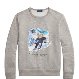 Ski Bear Logo Fleece Sweatshirt