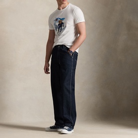 Custom Slim Fit Polo Bear Logo T-Shirt