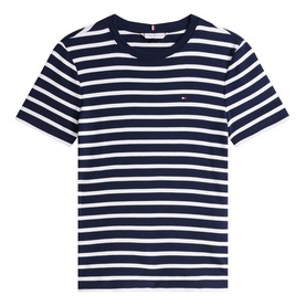 Striped Logo Slim Fit T-Shirt