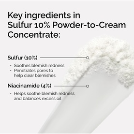 Sulfur 10% Powder-to-Cream Concentrate
