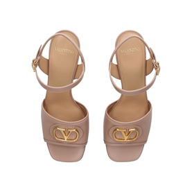 V Logo Signature 75 Heeled Sandals