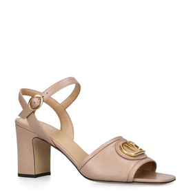 V Logo Signature 75 Heeled Sandals