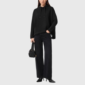 Nia Lace Pleat Detail Hoodie