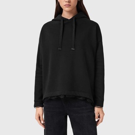 Nia Lace Pleat Detail Hoodie